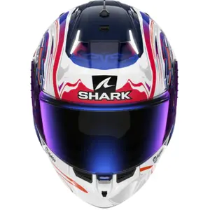 Imagem 3 de Capacete Shark Skwal I3 Zarco GP FCE - Branco/Azul/Roxo