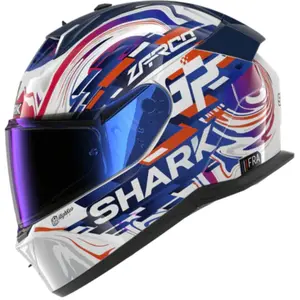 Imagem 2 de Capacete Shark Skwal I3 Zarco GP FCE - Branco/Azul/Roxo