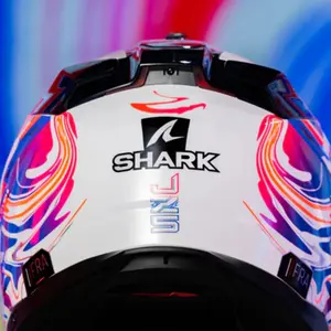Imagem 6 de Capacete Shark Skwal I3 Zarco GP FCE - Branco/Azul/Roxo