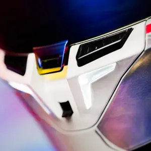 Imagem 8 de Capacete Shark Skwal I3 Zarco GP FCE - Branco/Azul/Roxo