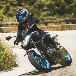 Imagem 6 de Capacete Shark Skwal I3 Speed Fancy KWO - Preto/Roxo/Azul