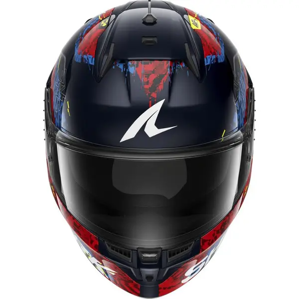 Capacete Shark D-Skwal 3 Speed Vib BRB - Preto/Azul/Vermelho