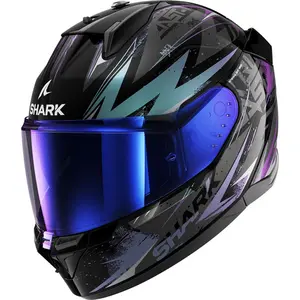 Capacete Shark D-Skwal 3 Streetrush KGU - Preto/Cinza