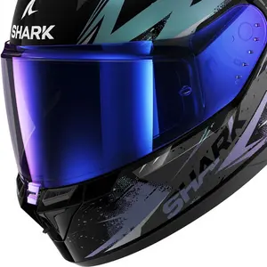 Imagem 5 de Capacete Shark D-Skwal 3 Streetrush KGU - Preto/Cinza