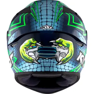 Imagem 9 de Capacete KYT TT Course Arrow Manzi Misano 2023 - Preto/Azul/Verde