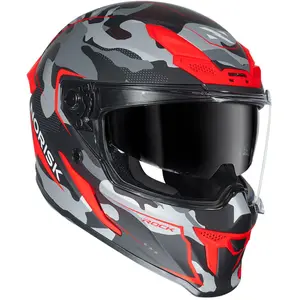 Imagem 4 de Capacete Norisk Rock Tactical - Preto/Vermelho Fosco