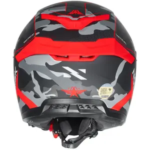 Imagem 10 de Capacete Norisk Rock Tactical - Preto/Vermelho Fosco