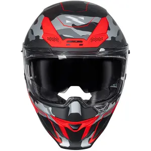 Imagem 5 de Capacete Norisk Rock Tactical - Preto/Vermelho Fosco