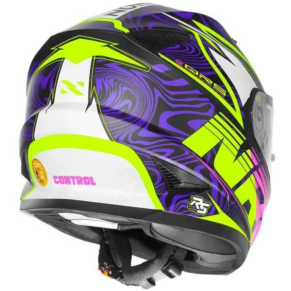 限定☆リブレ⭐︎10th☆ＥＦ30☆ノブ⭐︎C-24 Capacete Norisk FF302 Soul II Control - Preto/Rosa Fosco - Grid Motors
