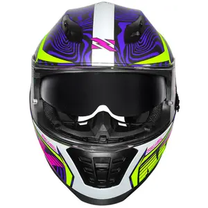Imagem 5 de Capacete Norisk FF302 Soul II Control - Preto/Rosa Fosco
