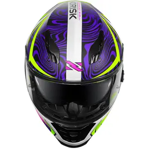 Imagem 6 de Capacete Norisk FF302 Soul II Control - Preto/Rosa Fosco