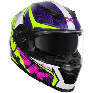 Imagem 4 de Capacete Norisk FF302 Soul II Control - Preto/Rosa Fosco