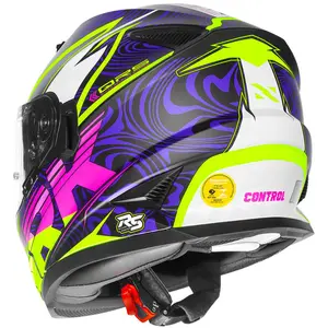 Imagem 7 de Capacete Norisk FF302 Soul II Control - Preto/Rosa Fosco