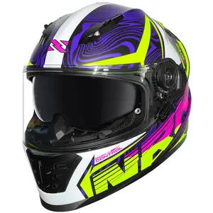 Imagem 3 de Capacete Norisk FF302 Soul II Control - Preto/Rosa Fosco