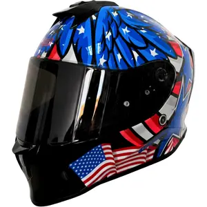 Capacete Origine Dinamo American Flag - Azul/Branco/Vermelho