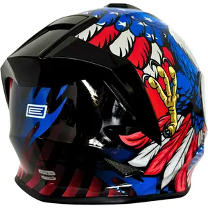 Imagem 2 de Capacete Origine Dinamo American Flag - Azul/Branco/Vermelho