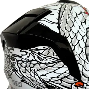 Imagem 5 de Capacete Origine Dinamo Snake - Prata