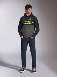 Imagem 4 de Moletom Alpinestars Parallel Hoodie - Preto/Cinza