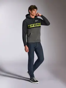 Imagem 5 de Moletom Alpinestars Parallel Hoodie - Preto/Cinza
