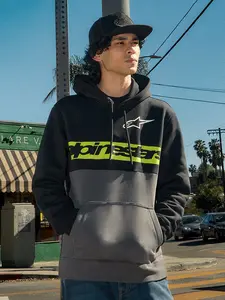 Imagem 8 de Moletom Alpinestars Parallel Hoodie - Preto/Cinza
