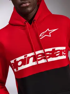 Imagem 8 de Moletom Alpinestars Parallel Hoodie - Vermelho/Preto