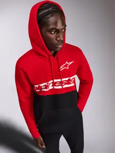 Imagem 7 de Moletom Alpinestars Parallel Hoodie - Vermelho/Preto