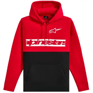 Moletom Alpinestars Parallel Hoodie - Vermelho/Preto