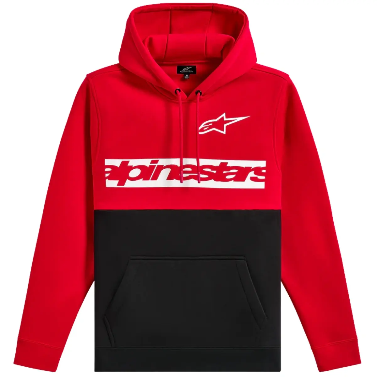 Moletom Alpinestars Parallel Hoodie - Vermelho/Preto - Grid Motors