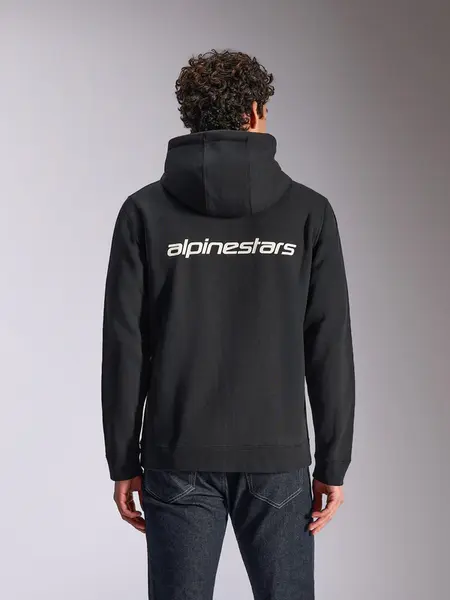 Moletom Alpinestars Transverse Zip Hoodie - Preto - Grid Motors