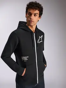 Imagem 4 de Moletom Alpinestars Transverse Zip Hoodie - Preto
