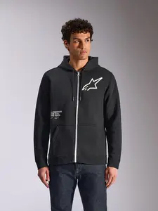Imagem 3 de Moletom Alpinestars Transverse Zip Hoodie - Preto