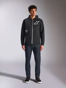 Imagem 5 de Moletom Alpinestars Transverse Zip Hoodie - Preto