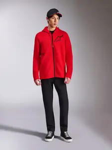 Imagem 3 de Moletom Alpinestars Transverse Zip Hoodie - Vermelho