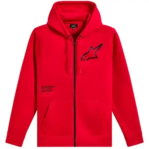 Imagem 1 de Moletom Alpinestars Transverse Zip Hoodie - Vermelho