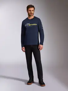Imagem 4 de Camiseta Alpinestars Mandatory ML - Azul