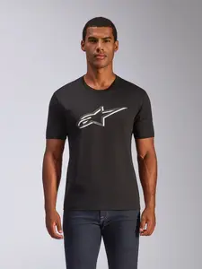 Imagem 4 de Camiseta Alpinestars Ageless Shadow - Preto/Branco