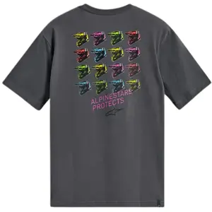 Imagem 2 de Camiseta Alpinestars Pop Helmet - Cinza