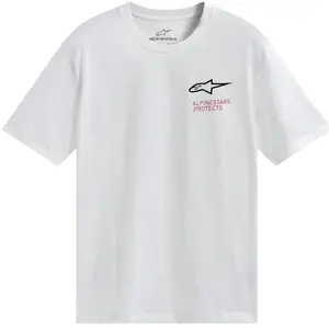 Camiseta Alpinestars Pop Helmet - Branco