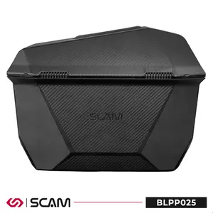 Par de Baús Laterais Scam Preto Carbono 25 Litros - BL99025