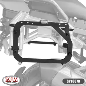 Imagem 1 de Suporte Lateral Scam BMW R 1300 GS Adventure Preto - SPTO870