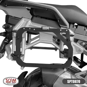 Imagem 2 de Suporte Lateral Scam BMW R 1300 GS Adventure Preto - SPTO870