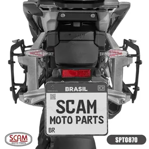 Imagem 4 de Suporte Lateral Scam BMW R 1300 GS Adventure Preto - SPTO870