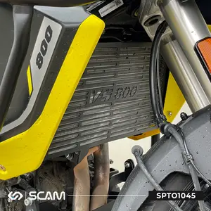 Imagem 2 de Protetor de Radiador Scam Suzuki V-Strom 800 (apartir de 2025) Preto - SPTO1045
