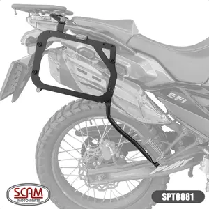 Imagem 1 de Suporte Lateral Scam Shineray SH 250 (apartir de 2025) Preto - SPTO881
