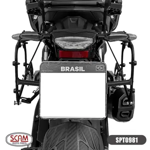 Imagem 3 de Suporte Lateral Scam BMW F 900 R (apartir de 2025) Preto - SPTO981