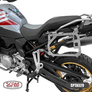 Imagem 3 de Suporte Lateral Scam BMW F 850 GS ADV / F 900 GS ADV (apartir de 2025) Prata - SPTA529