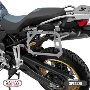 Imagem 2 de Suporte Lateral Scam BMW F 850 GS ADV / F 900 GS ADV (apartir de 2025) Prata - SPTA529