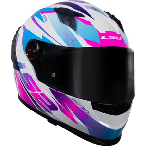 Imagem 4 de Capacete LS2 FF358 Pro Airline - Branco/Rosa
