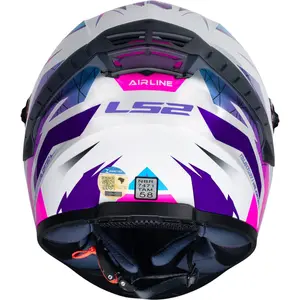 Imagem 9 de Capacete LS2 FF358 Pro Airline - Branco/Rosa