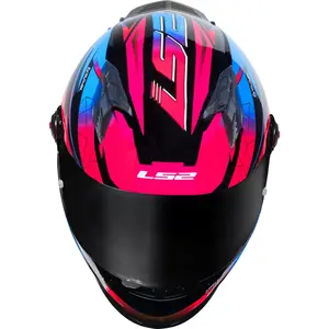 Imagem 4 de Capacete LS2 FF358 Pro Airline - Azul/Roxo